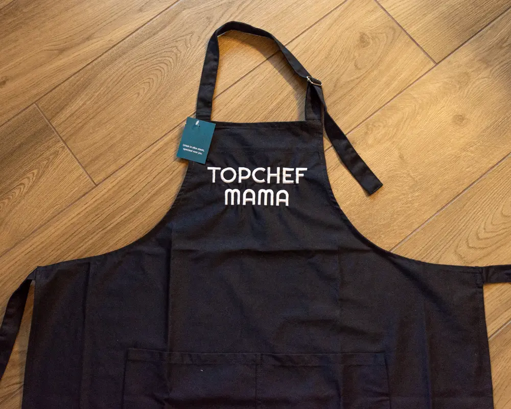 Schort topchef mama zwart
