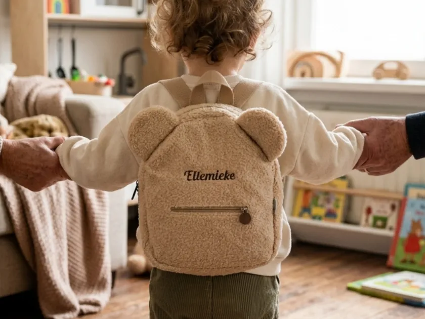 Rugzakje teddy (Beige)