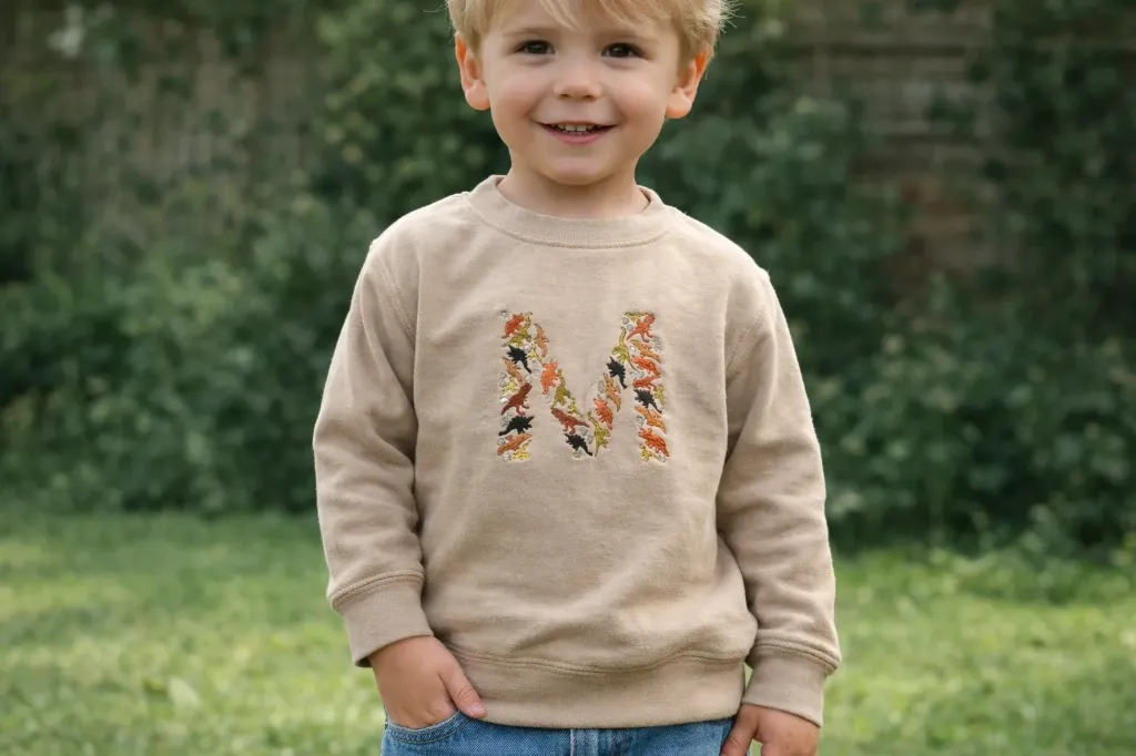 Dino monogram sweatshirt