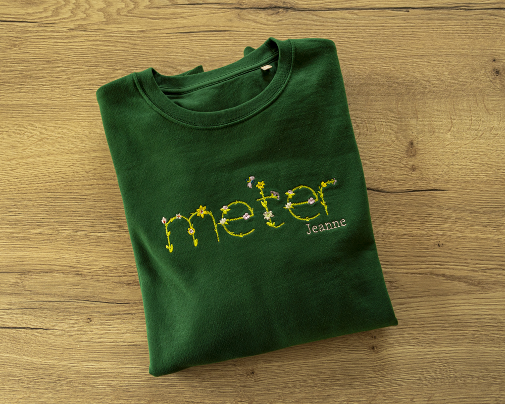 Sweater meter floral (S)