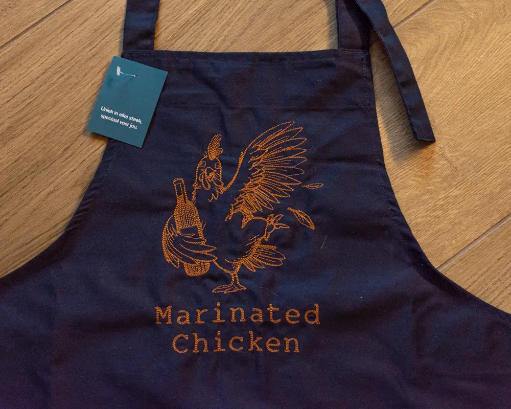 Schort "Marinated chicken"