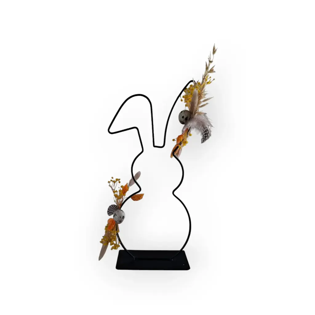 Droogbloemen paashaas 4