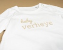 Baby pyjama met achternaam