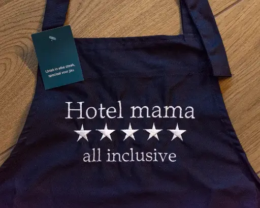 Schort "Hotel mama"