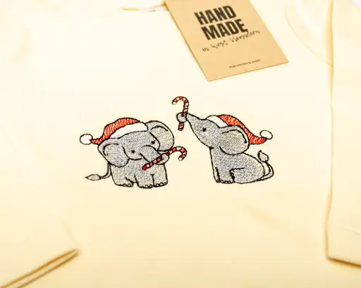 Shirt kerst olifant