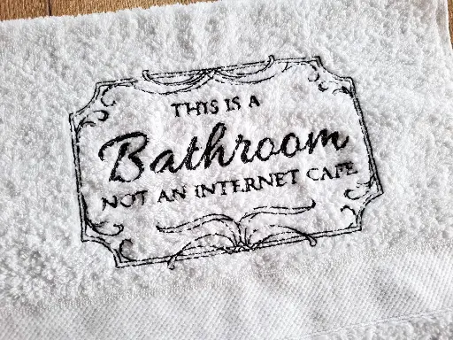 Gastendoekje badkamer
