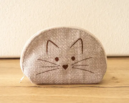Make-up tas kat beige