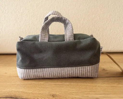 Boxy met handvatten 2 donker groen